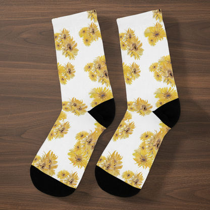 Sundancing Sunflowers Recycled Poly Socks
