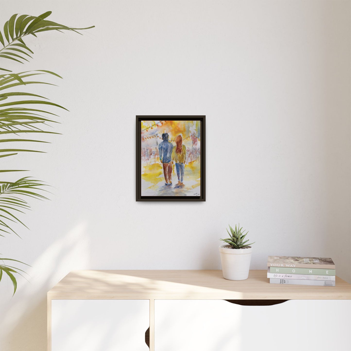 Festive At The Fair Matte Canvas, Framed (Black or Espresso). Available in sizes from 8”x10”-20”x30”