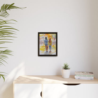 Festive At The Fair Matte Canvas, Framed (Black or Espresso). Available in sizes from 8”x10”-20”x30”