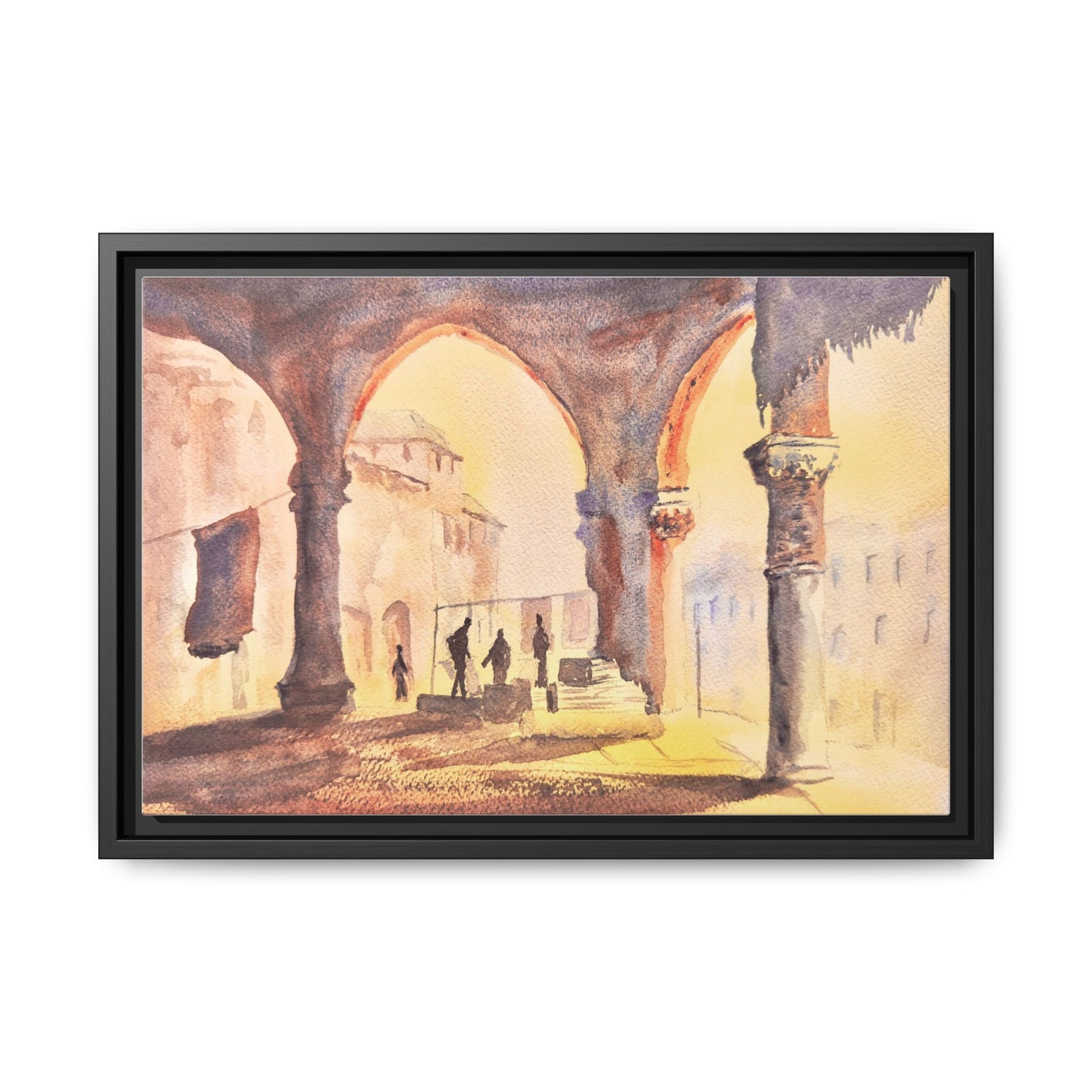 The Carpet Merchant, Framed (Black or Espresso). Available in sizes from 10”x8”-32”x24”