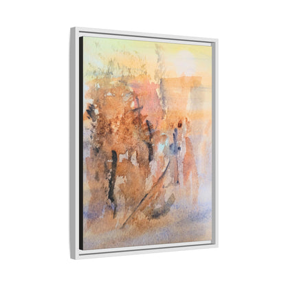 The Explorer Matte Canvas, Framed (Black or Espresso). Available in sizes 8”x10”-18”x24”