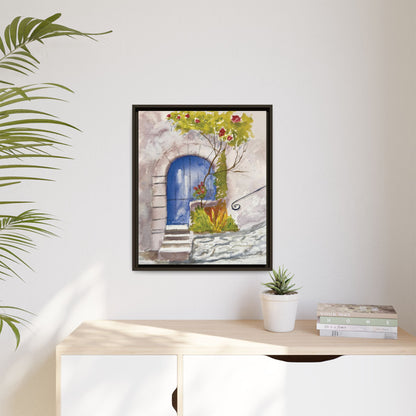 Blue Door, Framed (Black or Espresso). Available in sizes from 8”x10”-24”x32”