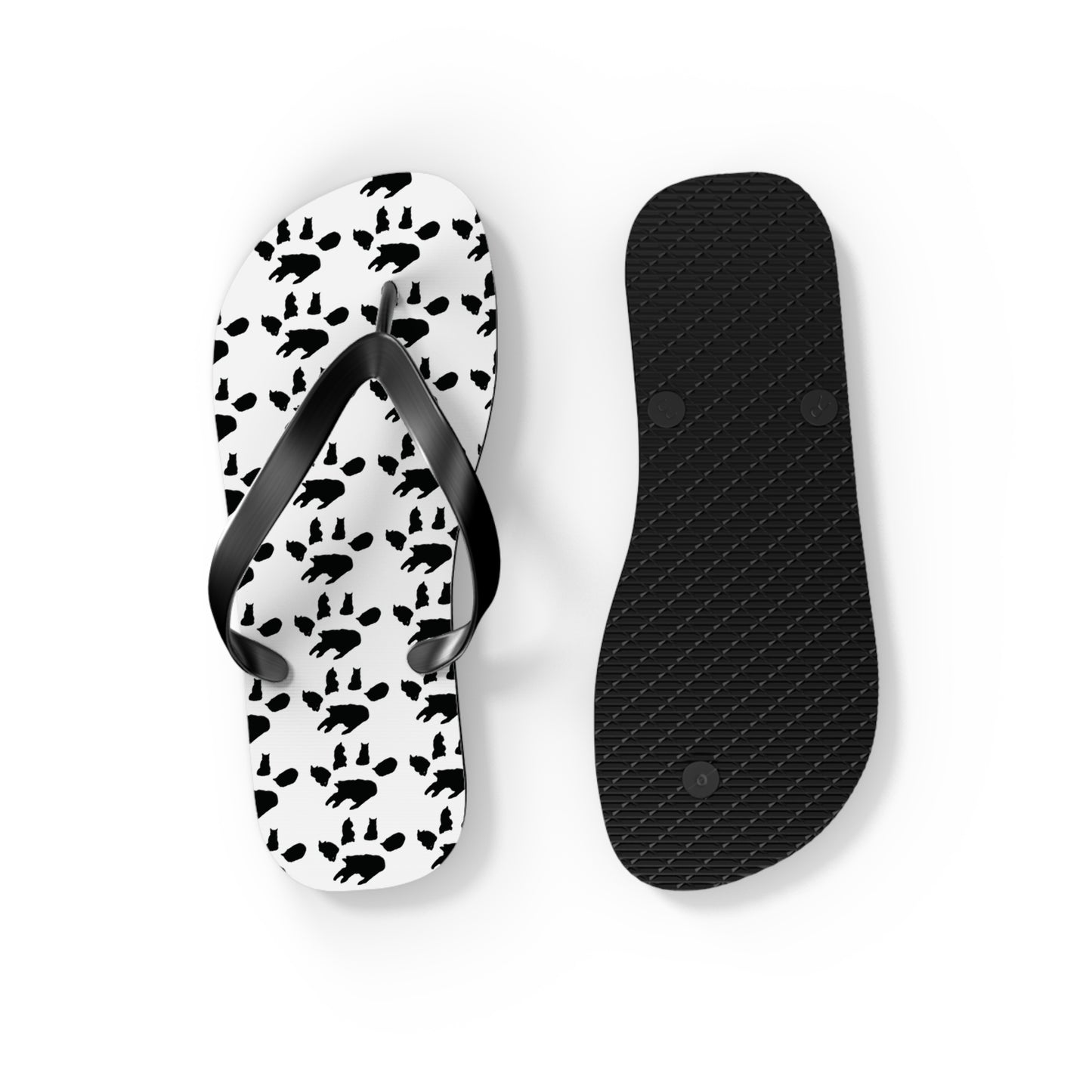 Kitty Paw Flip Flops