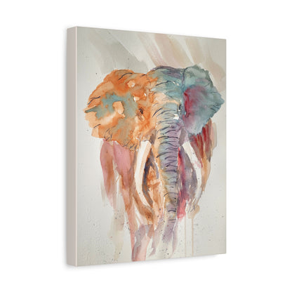 Bull in a Dust Storm Matte Canvas, Stretched, 1.25". Available in sizes 8” x 10”-18” x 24”