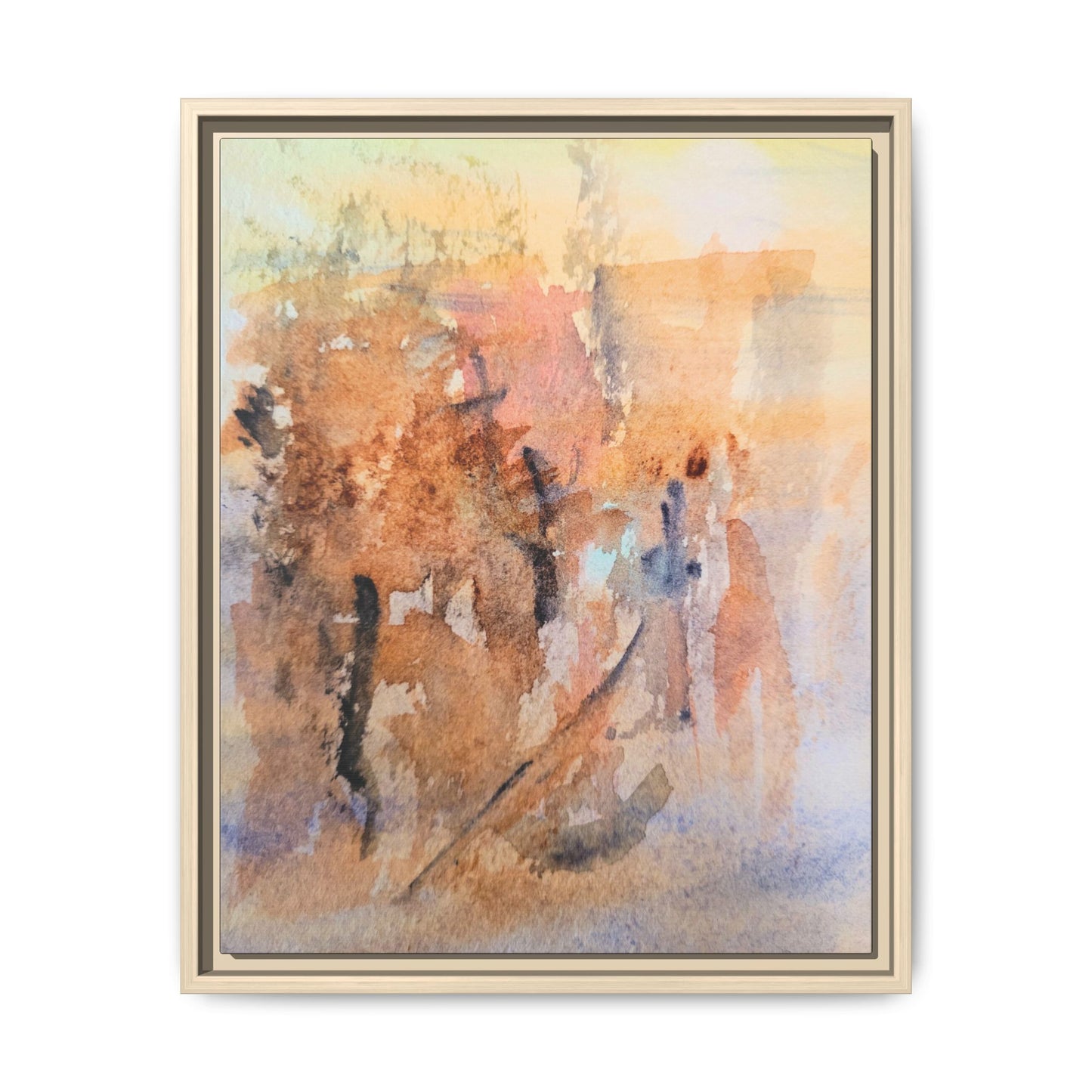 The Explorer Matte Canvas, Framed (Black or Espresso). Available in sizes 8”x10”-18”x24”