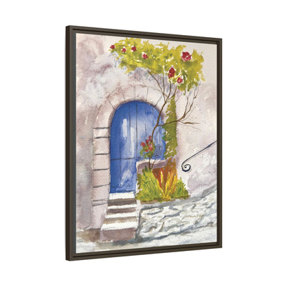 Blue Door, Framed (Black or Espresso). Available in sizes from 8”x10”-24”x32”