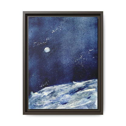 Where’s Artemis Matte Canvas, Framed (Black or Espresso). Available in sizes 8”x10”-12”x16”