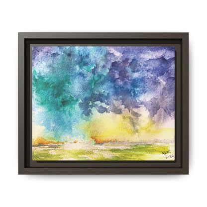 Beyond The Dryline Matte Canvas, Framed (Black or Espresso). Available in sizes from 10”x8”-30”x24”
