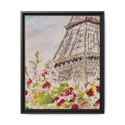 Eiffel Tower, Framed (Black or Espresso). Available in sizes from 8”x10”-16”x20”
