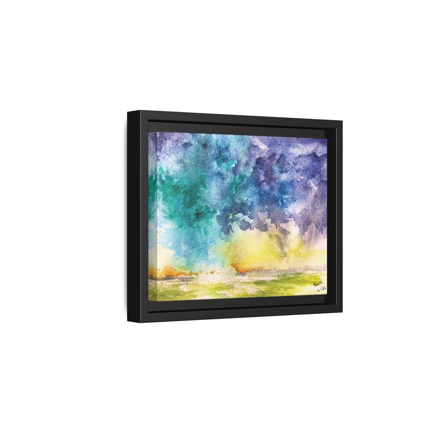 Beyond The Dryline Matte Canvas, Framed (Black or Espresso). Available in sizes from 10”x8”-30”x24”