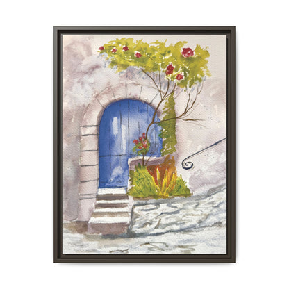 Blue Door, Framed (Black or Espresso). Available in sizes from 8”x10”-24”x32”