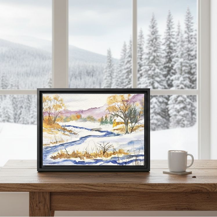 Still Moving, Framed (Black or Espresso). Available in sizes from 10”x8”-20”x16”