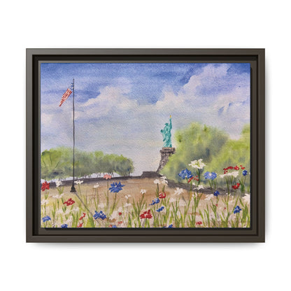 Looking for Liberty, Framed (Black or Espresso). Available in sizes from 10”x8”-24”x18”