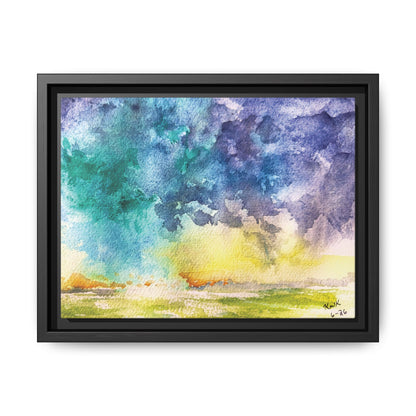 Beyond The Dryline Matte Canvas, Framed (Black or Espresso). Available in sizes from 10”x8”-30”x24”