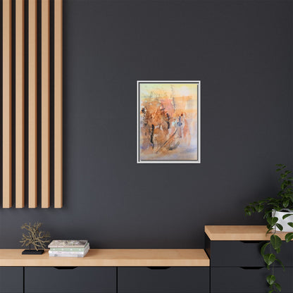 The Explorer Matte Canvas, Framed (Black or Espresso). Available in sizes 8”x10”-18”x24”