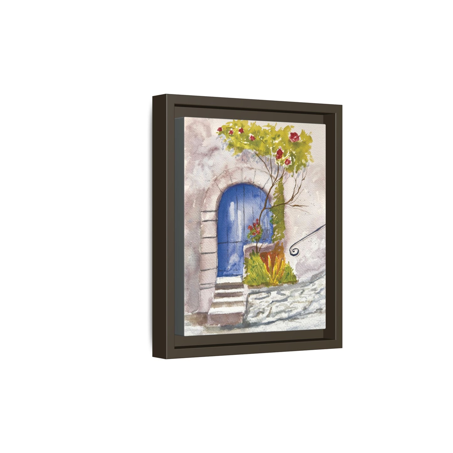 Blue Door, Framed (Black or Espresso). Available in sizes from 8”x10”-24”x32”