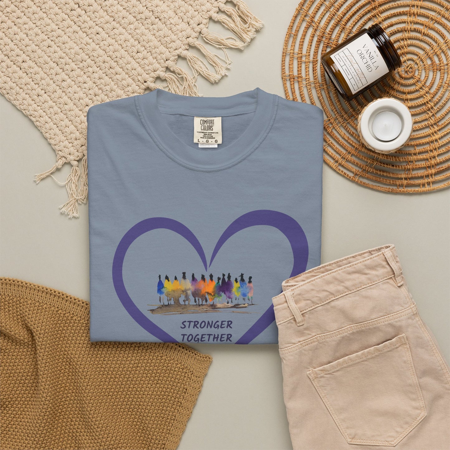 Stronger Together Heart Unisex T-shirt