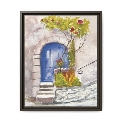 Blue Door, Framed (Black or Espresso). Available in sizes from 8”x10”-24”x32”