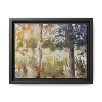 Golden Hour — Framed Matte Canvas