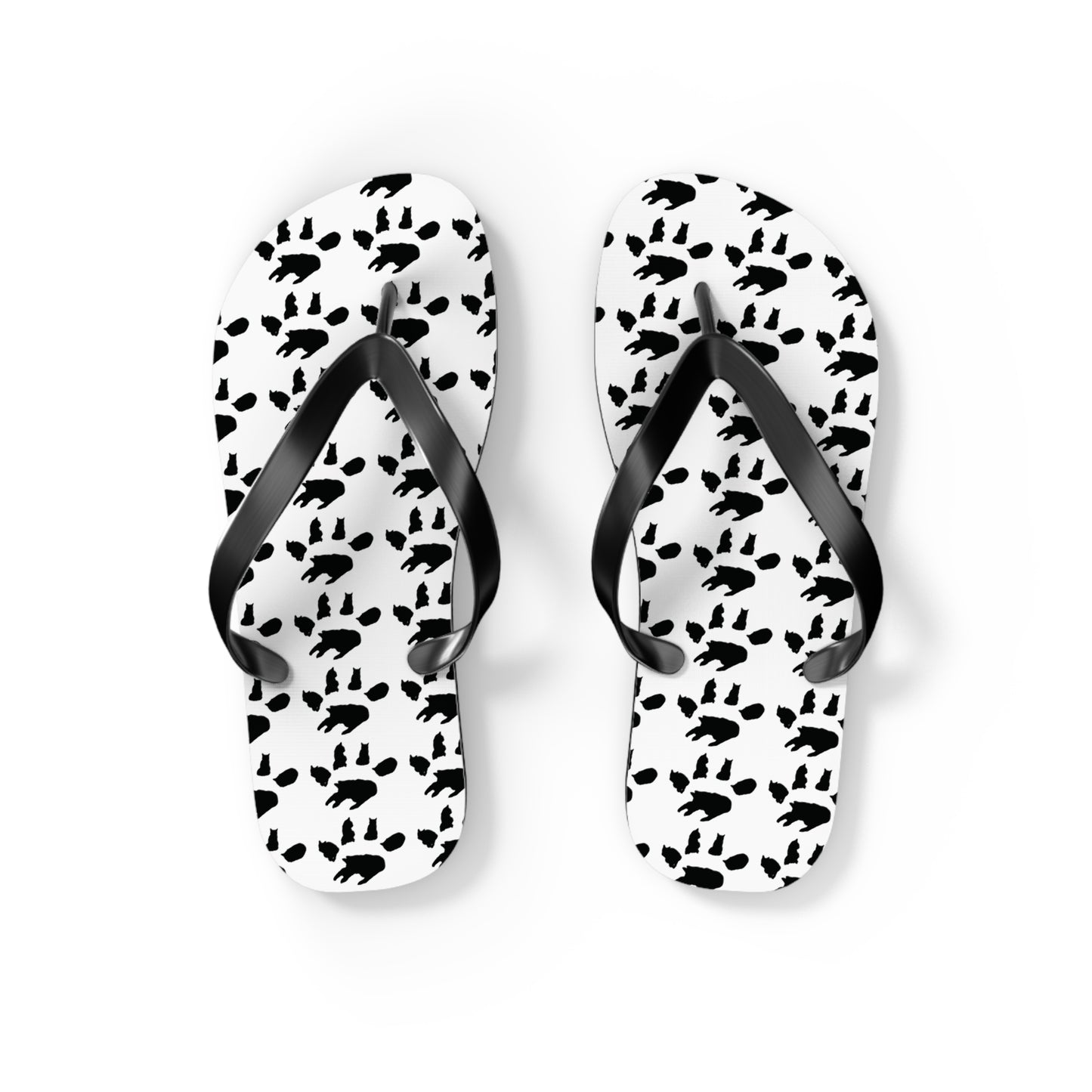 Kitty Paw Flip Flops