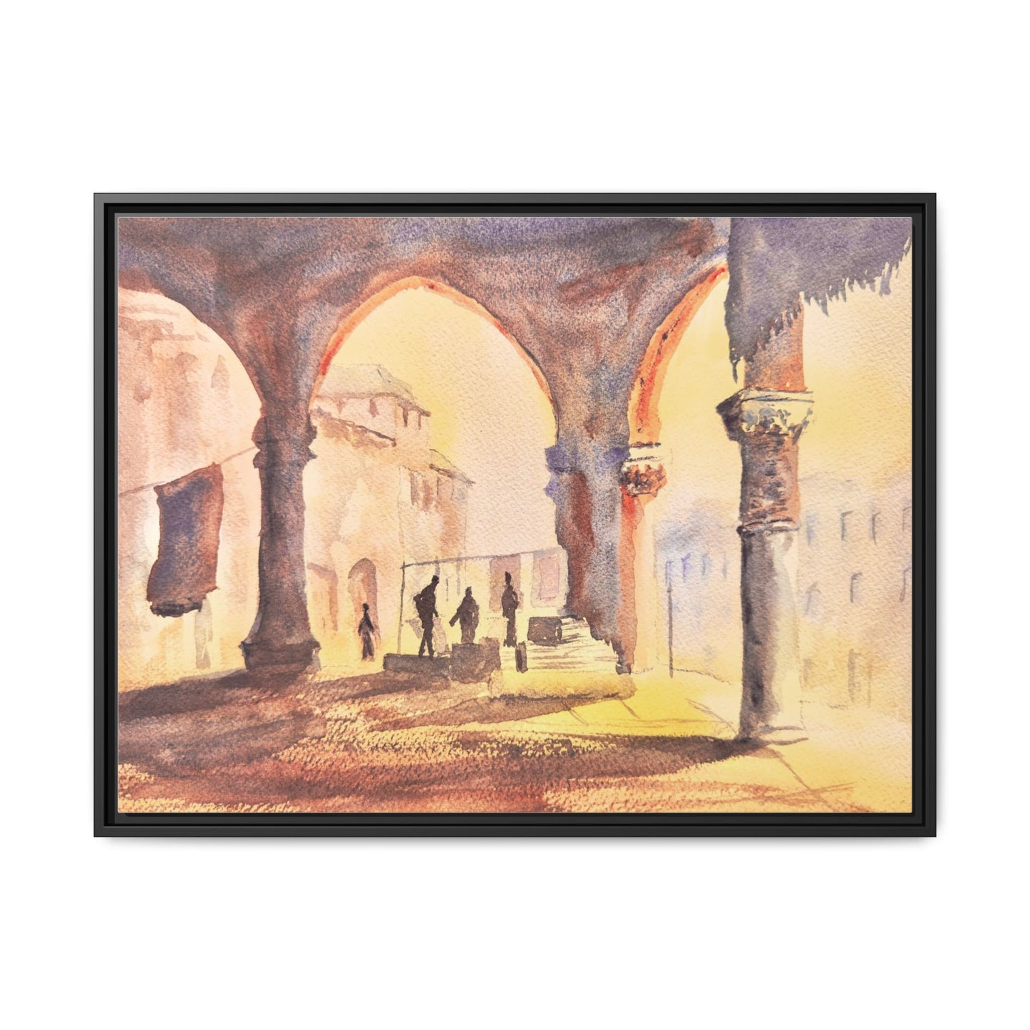 The Carpet Merchant, Framed (Black or Espresso). Available in sizes from 10”x8”-32”x24”