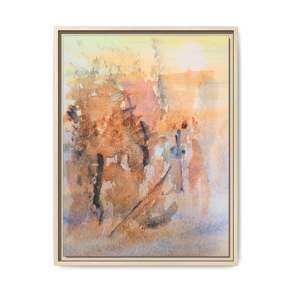 The Explorer Matte Canvas, Framed (Black or Espresso). Available in sizes 8”x10”-18”x24”