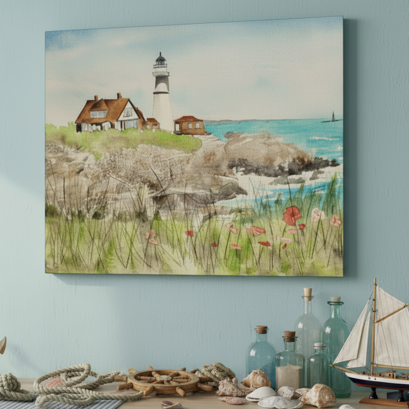Portland Head Light - Matte Canvas