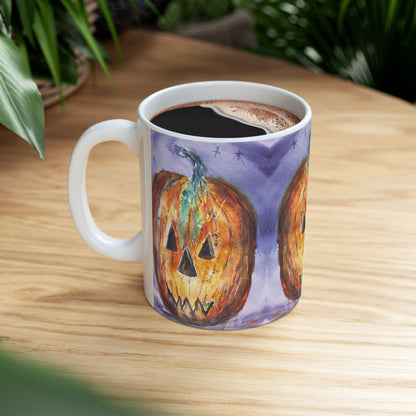Playfully Spooky Ceramic Mug, (11oz, 15oz)