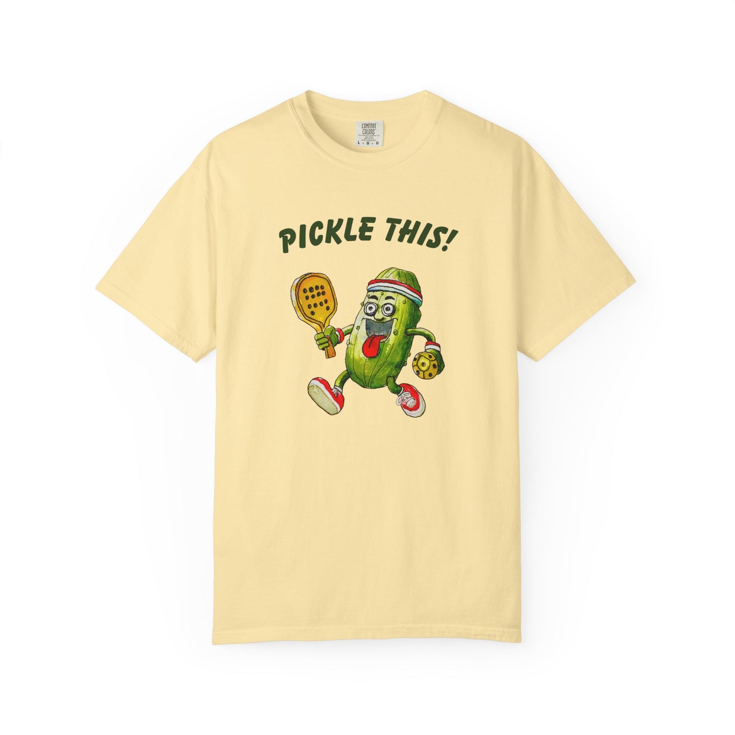 Pickle This! Unisex Garment-Dyed T-shirt (Light Colors). Available in sizes S-4XL, 16 colors.