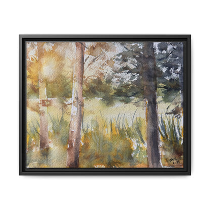 Golden Hour — Framed Matte Canvas