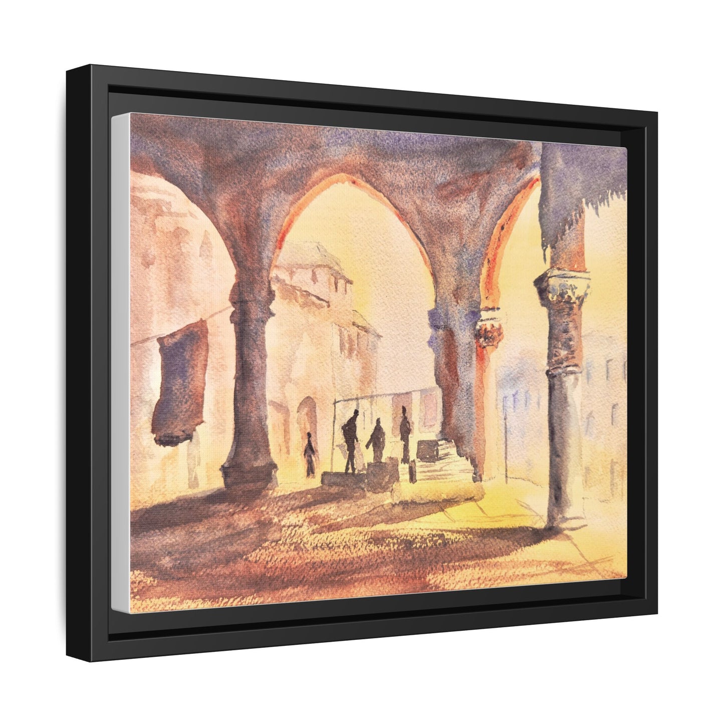 The Carpet Merchant, Framed (Black or Espresso). Available in sizes from 10”x8”-32”x24”