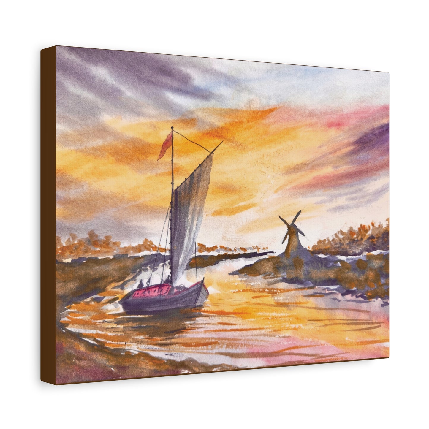 Dutchman’s Landing Matte Canvas, Stretched, 1.25". Available in sizes 10” x 8”-16” x 12”
