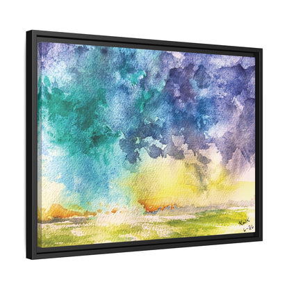 Beyond The Dryline Matte Canvas, Framed (Black or Espresso). Available in sizes from 10”x8”-30”x24”
