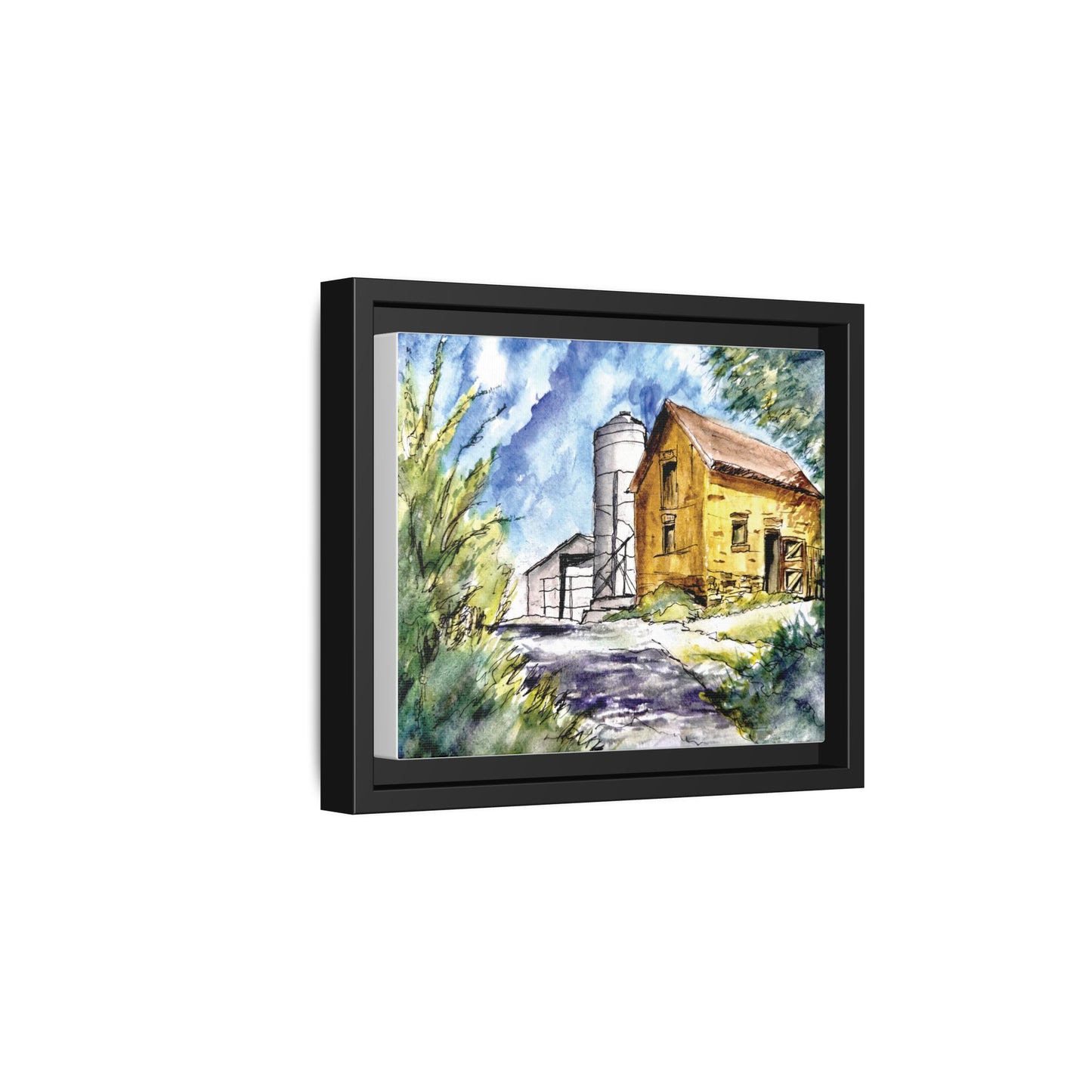 Ye Olde Barn, Framed (Black or Espresso). Available in sizes from 10”x8”-32”x24”