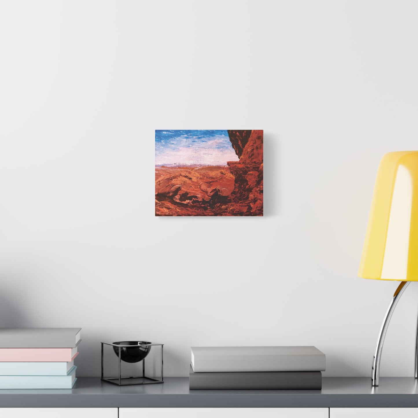 Red Rocks Matte Canvas, Stretched, 1.25". Available in sizes 10” x 8”-18”x12”