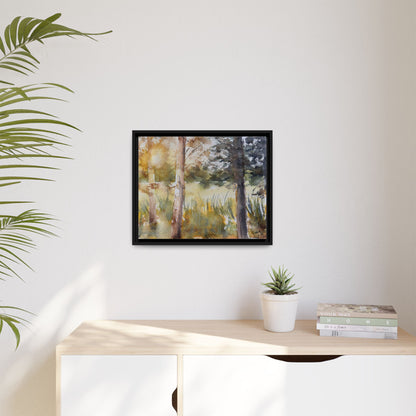 Golden Hour — Framed Matte Canvas