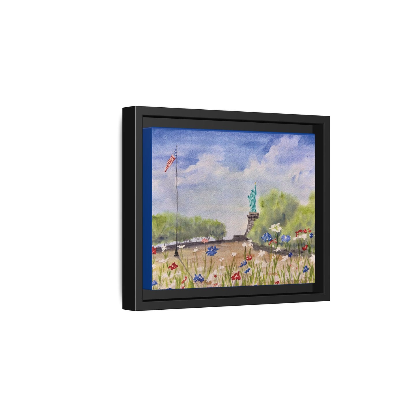 Looking for Liberty, Framed (Black or Espresso). Available in sizes from 10”x8”-24”x18”