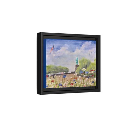 Looking for Liberty, Framed (Black or Espresso). Available in sizes from 10”x8”-24”x18”