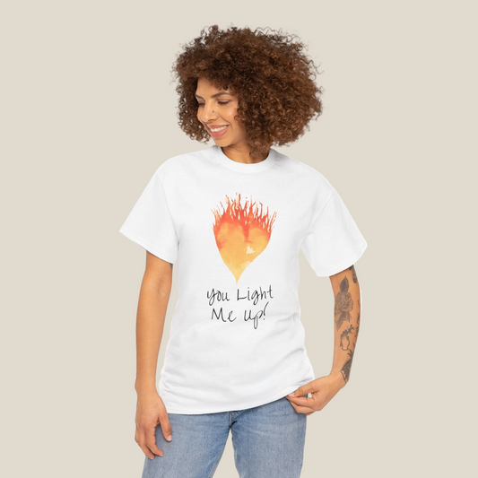 You Light Me Up Unisex Heavy Cotton Tee