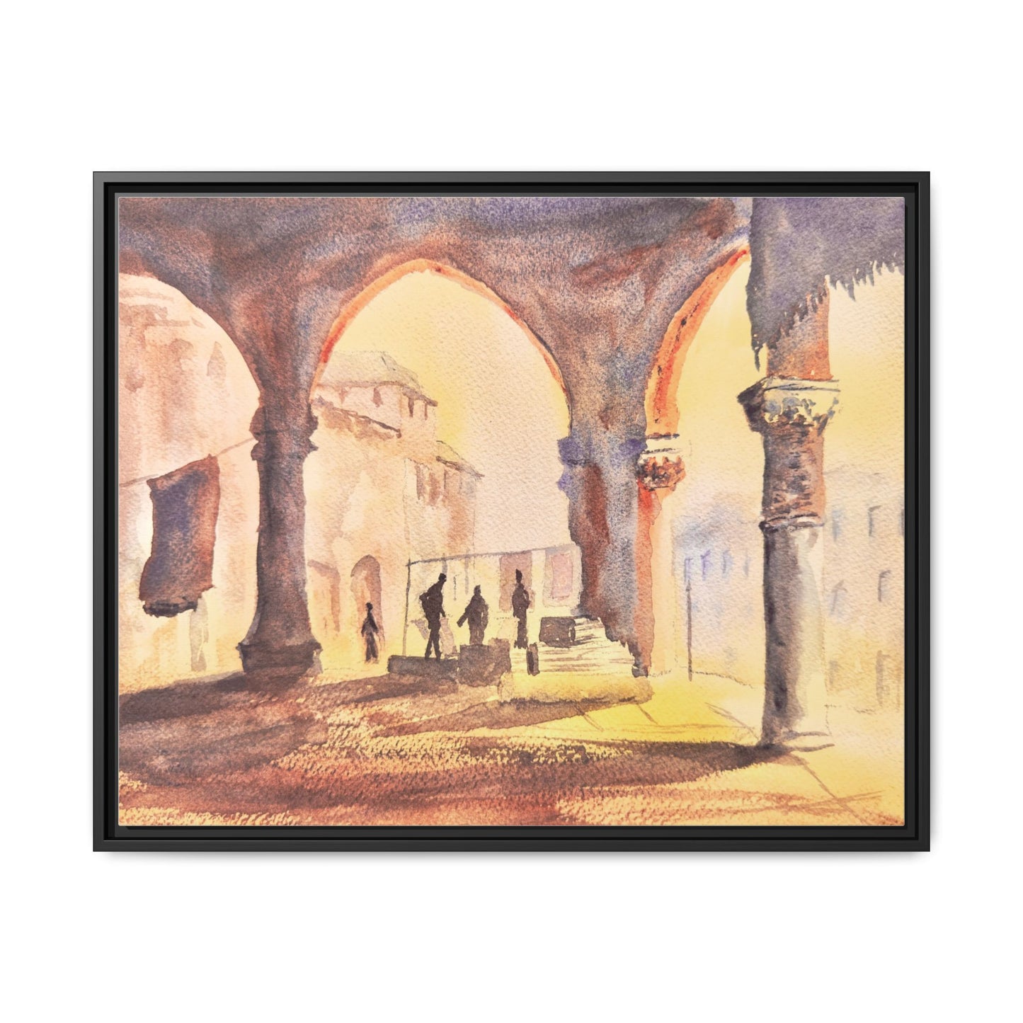 The Carpet Merchant, Framed (Black or Espresso). Available in sizes from 10”x8”-32”x24”