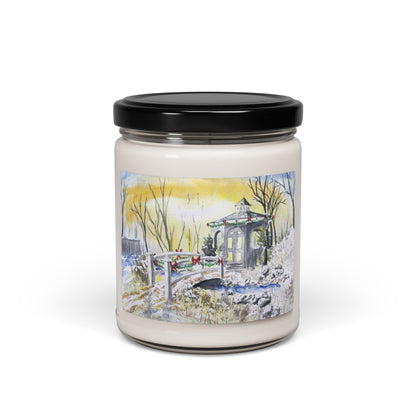 Eco-Friendly Soy Candle (9 oz.), Featuring Morning’s Frosty Glow. Multiple Scents Available