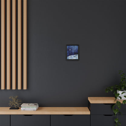 Where’s Artemis Matte Canvas, Framed (Black or Espresso). Available in sizes 8”x10”-12”x16”