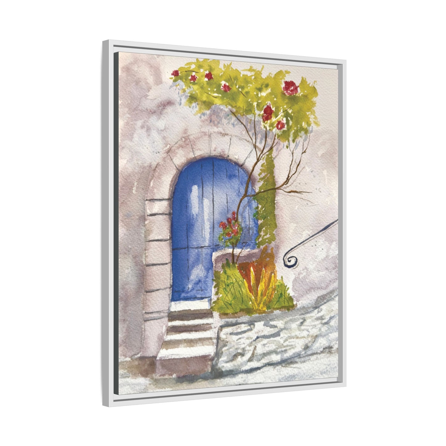 Blue Door, Framed (Black or Espresso). Available in sizes from 8”x10”-24”x32”