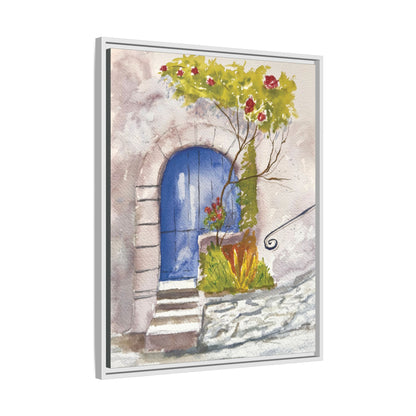 Blue Door, Framed (Black or Espresso). Available in sizes from 8”x10”-24”x32”