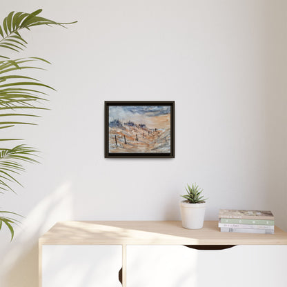Moonrise Matte Canvas, Framed (Black or Espresso). Available in sizes from 10”x8”-24”x18”