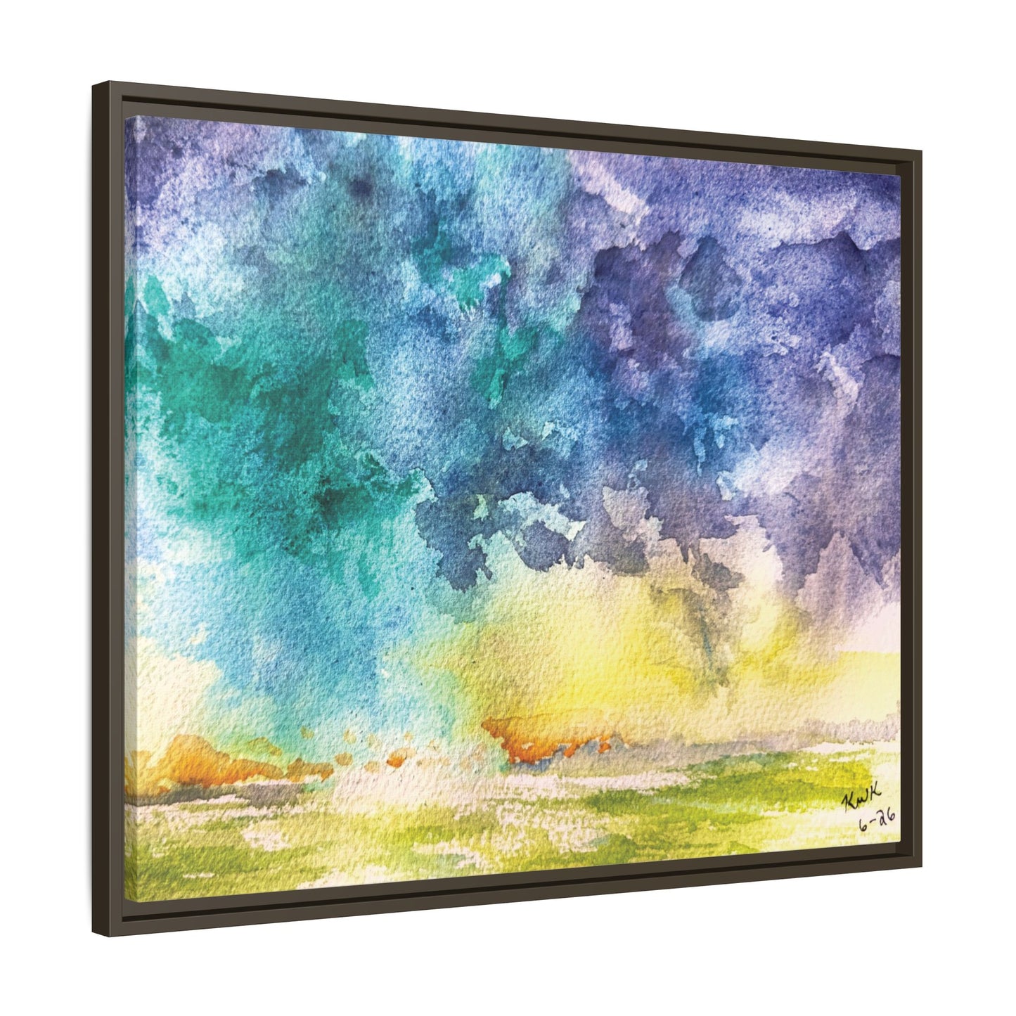 Beyond The Dryline Matte Canvas, Framed (Black or Espresso). Available in sizes from 10”x8”-30”x24”