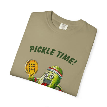 Pickle Time! Unisex Garment-Dyed T-shirt (Light Colors). Available in sizes S-4XL, 16 colors.