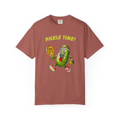 Pickle Time! Unisex Garment-Dyed T-shirt (Dark Colors). Available in sizes S-4XL, 16 colors.