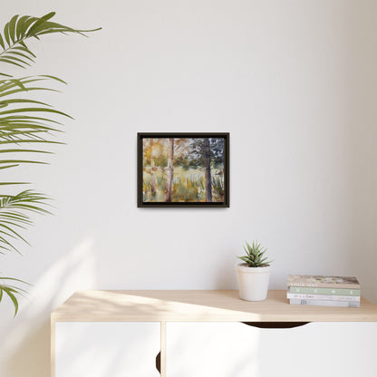 Golden Hour — Framed Matte Canvas
