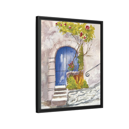 Blue Door, Framed (Black or Espresso). Available in sizes from 8”x10”-24”x32”